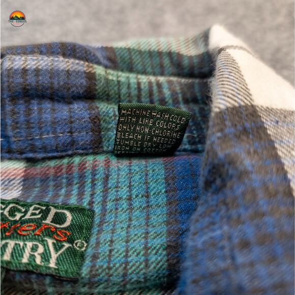 Rugged Outfitters Country Button-Up Shirt Multicolor Plaid Pearl Snap Men's 2XLT - Picture 9 of 9